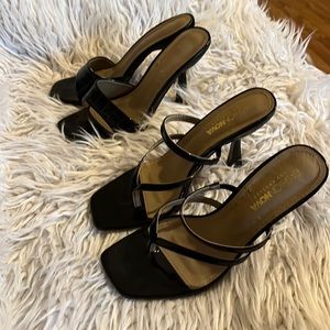 2 pairs of heels from fashionnova